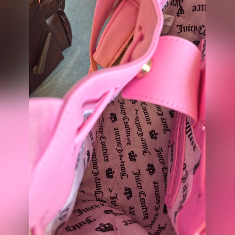 Juicy Couture Retro Yellow Cherry Daydreamer Tote - Picture 6 of 8